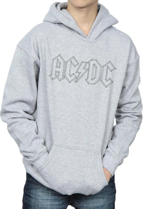 Produktbild AC/DC Black Outline Logo Kapuzenpullover Jungen (128)