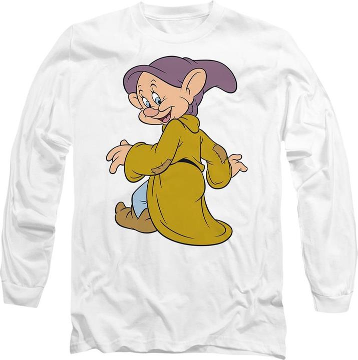 Actual product image Snow White Unisex Adult Dopey Poses T-Shirt (XL)