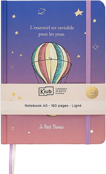 Image du produit Kiub bloc-notes a5 dos collé cousu le petit prince (A5, Pointillés)