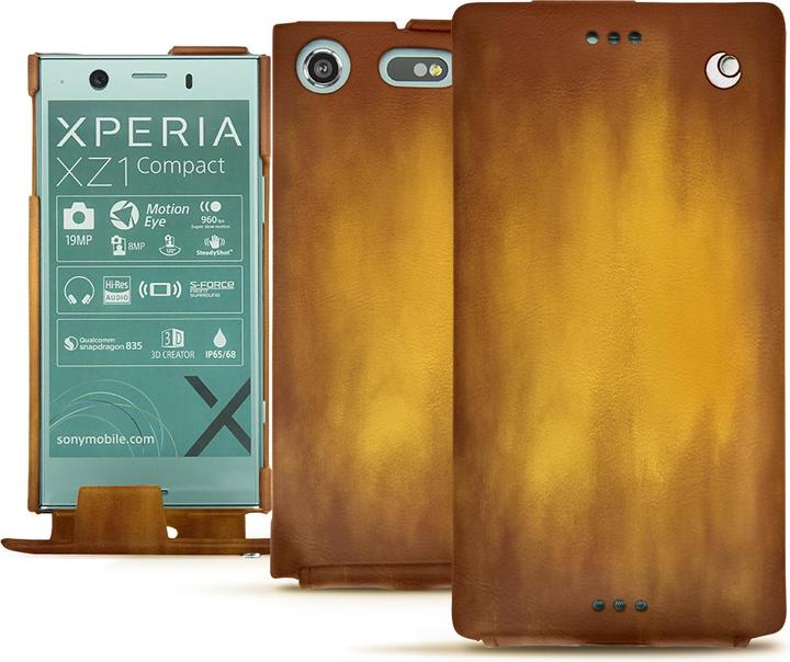 Productafbeelding Noreve Lederen omslag verticaal (Sony Xperia XZ1 Compact)