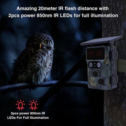 Produktbild Stealth Gear Nightjar Dual-Cam Solar 4K Wifi Wildcamera