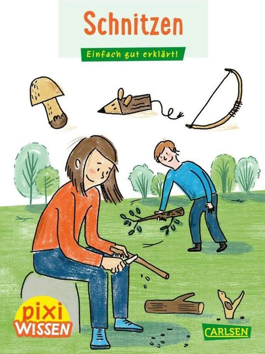Hartwig:Pixi Wissen 114: Schnitzen (Miro Poferl, Linda Hartwig, Deutsch)