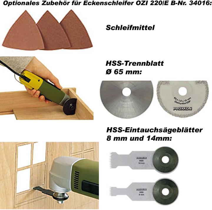 Image du produit Proxxon Ozi/E (Plateau de ponçage triangulaire, 80 W)