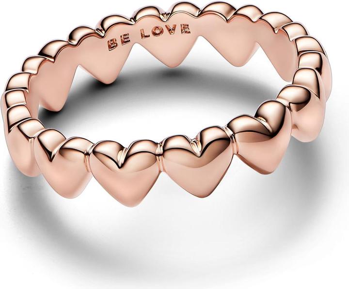 Actual product image Pandora Row of hearts ring (60)