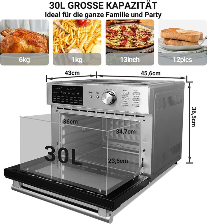 Actual product image Oimis Hot air fryer Oven