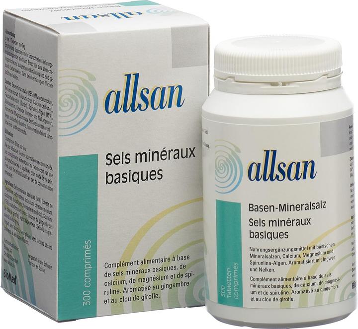 Immagine prodotto Allsan Compresse di sale minerale alcalino (300 Pezzo/i, Pillole, 230 g)