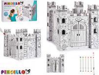 Actual product image Pincello paper castle coloring set with 6 markers