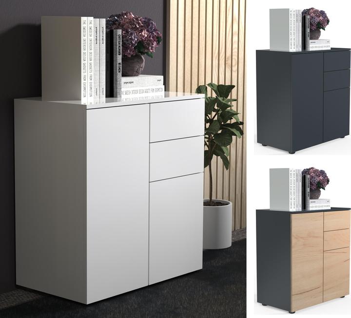 Produktbild VCM Kommode Sideboard Dalosa 4 Schublade (70 x 39 x 77 cm)