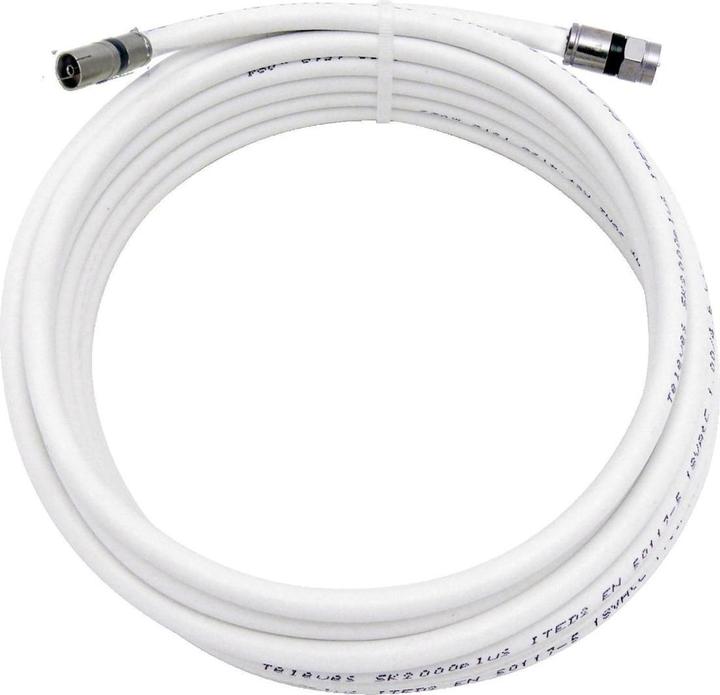 Actual product image Televes FS-KK2050 5m F White Coaxial Cable (120 dB, Antenna cable)