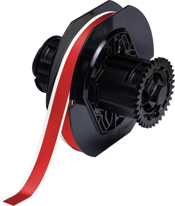 Actual product image Brady B30C-500-7569-RD, standard vinyl, red, glossy, 12.70 mm x 30.00 m, continuous
