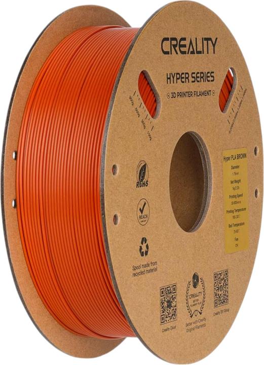Actual product image Creality Hyper PLA - 1,75mm - 1kg (PLA, 1.75 mm, 1000 g, Brown)