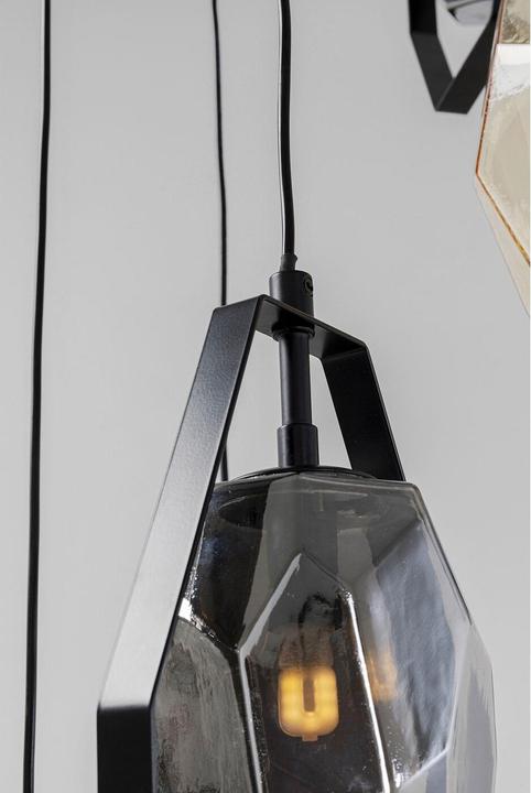 Actual product image Kare Design Pendant Light Diamond Fever Spiral Black Ø42cm (G9)