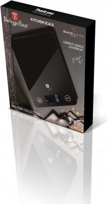 Actual product image BerlingerHaus Digital Kitchen Scale max. 5 kg Black Rose Collection