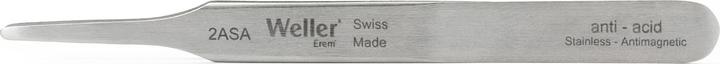 Immagine prodotto Weller Erem Pinzette in acciaio inox Erem resistenti agli acidi, punta dritta, arrotondata piatta, 120 mm