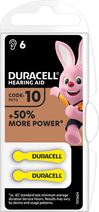 Produktbild Duracell Electronics Easy Tab (6 Stk., PR70, 90 mAh)