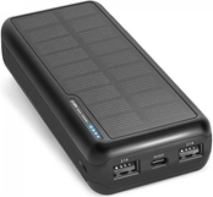 SBS Powerbank con pannello solare (20000 mAh, 0.90 W, 74 Wh)