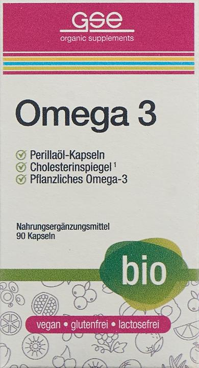 Produktbild GSE Omega 3 Perilla Öl Bio Kaps (90 Stück, Kapseln, 192 g)