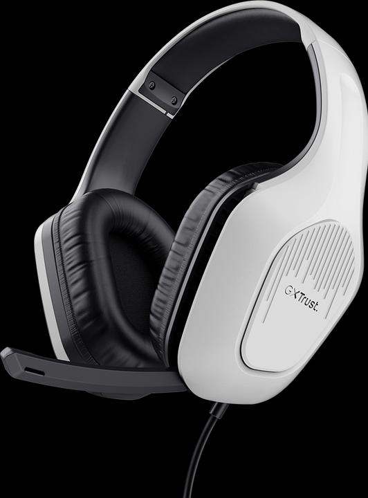 Actual product image Trust GXT415W ZIROX HEADSET - WHITE (Cable)