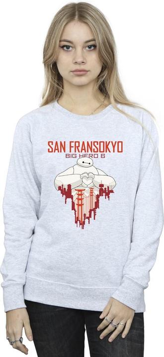 Produktbild Disney Big Hero 6 Baymax San Fransokyo Heart Sweatshirt (XL)