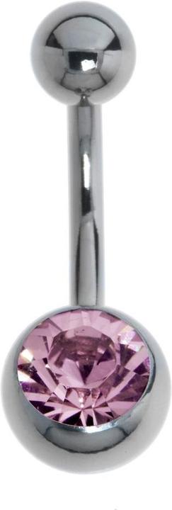Actual product image Bijouteria Bellypiercing (Titanium, Crystal)