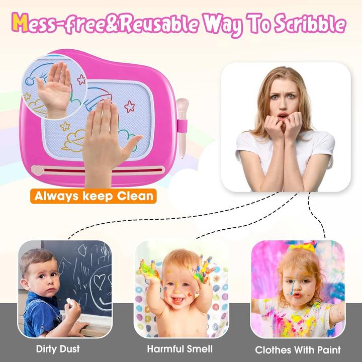Immagine prodotto Activity Board Giocattoli per bambini da 1 anno, Lavagna magnetica per dipingere Lavagna magica Lavagna colorata