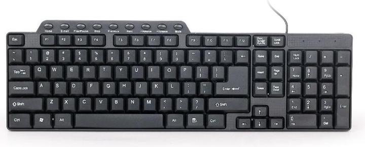 Gembird KB-UM-104 Keyboard USB QWERTY US English (US, Cable)