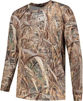 Image du produit Stealth Gear T-shirt manches longues camo roseaux imprimé taille XL (XL)