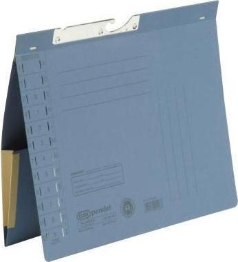 Elba Cucitrice a pendolo con tasca, DIN A4, cartone Manila, blu (A4, 1 x)