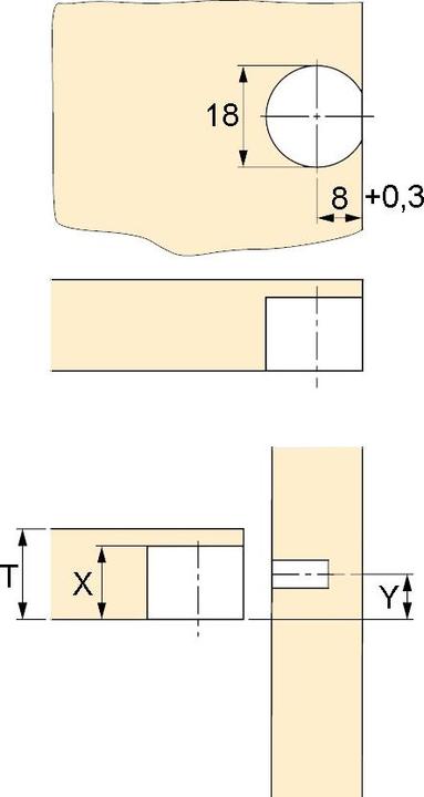 Produktbild Hettich Direktbefestigungsschrauben Toolex VB 54 (1 Schrauben pro Stück)