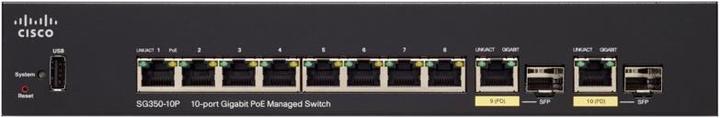 Actual product image Cisco Sg350-10-K9-Eu (10 Ports)
