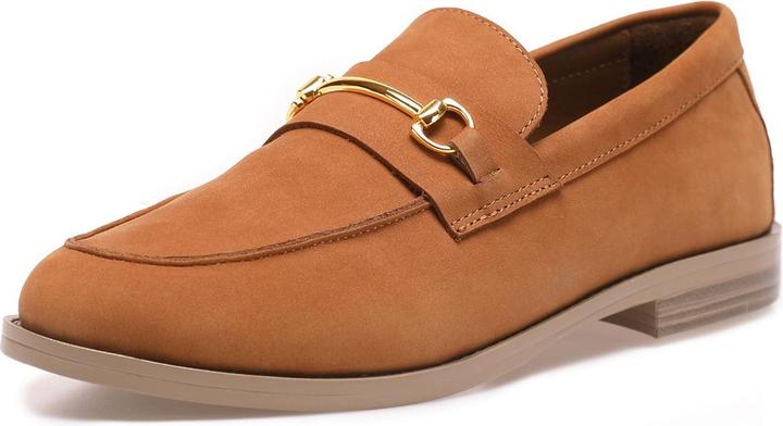 Inuovo Dieser bequeme und komfortable Slipper aus Leder von mit Soft Touch Padded Insole rundet mit