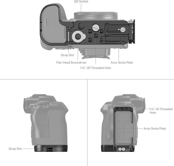 Actual product image SmallRig L-Bracket für Canon R6II/R5/R5C/R6 (Mounting bracket)
