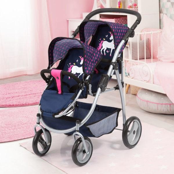 Produktbild Bayer Twin Pram Navy