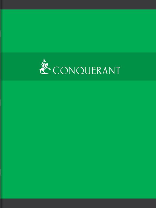 Image du produit Conquerant Cahier SEPT, SEYES, 24 feuilles, 240 x 320 mm (240 x 320 mm, À rayures, Couverture souple)