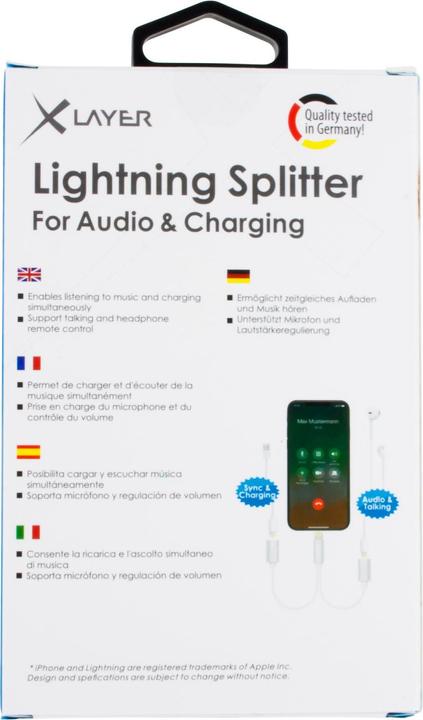 Actual product image Xlayer Dual Lightning Adapter (Lightning, Lightning)