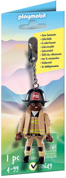 Actual product image Playmobil 70649 Keychain firefighter (70649, Playmobil City Action)
