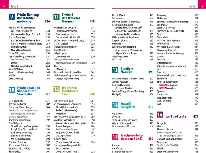 Produktbild Reiseführer Polen - Ostseeküste und Masuren (Deutsch, Mirko Kaupat, 2024)