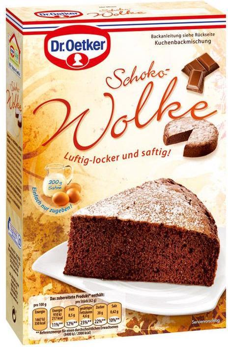Dr. Oetker Schoko-Wolke Kuchen (455 g)