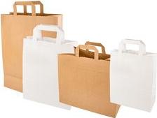 Image du produit Papstar Sac en papier, 180 x 100 x 220 mm, brun en papier kraft, 70 g/qm, capacité de charge : 4 kg, avec (Pochette cadeau, 50 x)