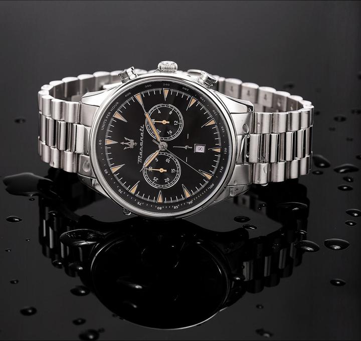 Actual product image Maserati Tradizione Chronograph Wristwatch - R8873646004 (Chronograph, 45 mm)