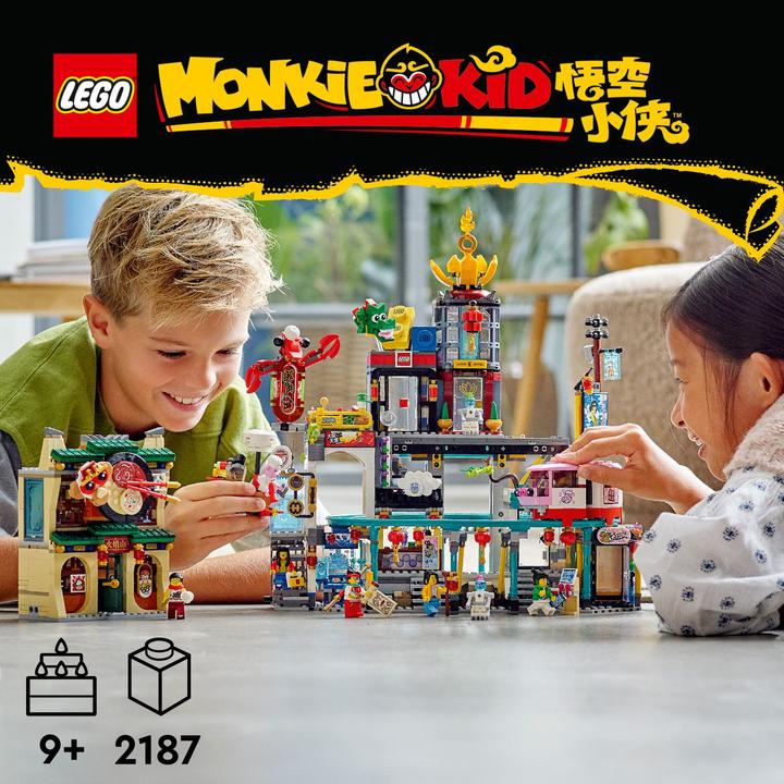 Actual product image LEGO City of lanterns (80036, LEGO Monkie Kid, LEGO Rare Sets)