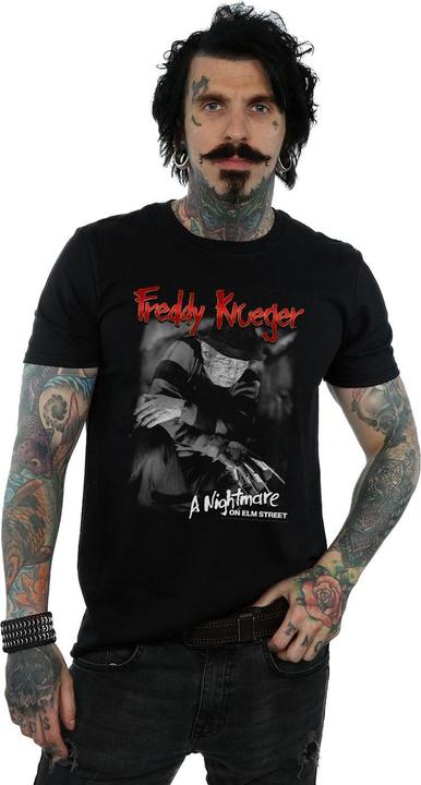 Produktbild Absolute Cult Freddy Black And White Photo TShirt (4XL)