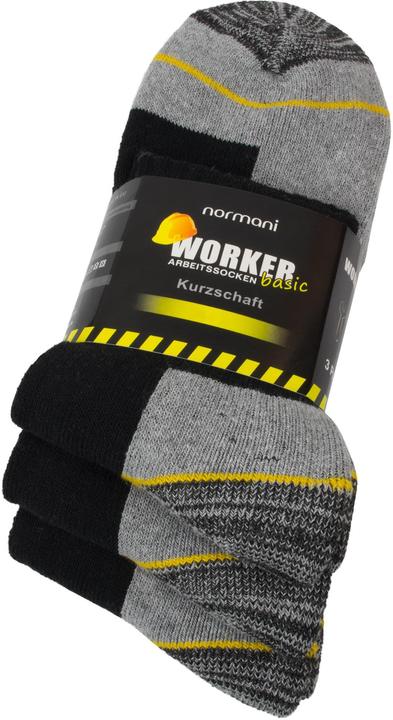 Produktbild Normani 6 Paar Kurzschaft-Arbeitssocken Work Short (6er Pack, 47 - 50)