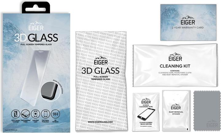 Immagine prodotto Eiger Mountain Glass Clear Edge (1 Pezzo/i, Nokia 8)