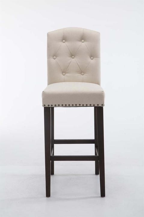 Image du produit Swisshandel24 Tabouret de bar Louise tissu antique, crème
