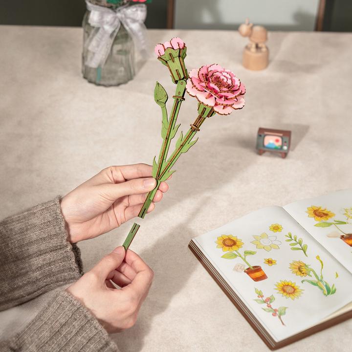 Image du produit Robotime Kit de maquettes 'BOUQUET DE FLEURS'.