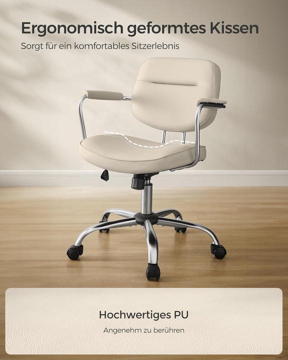 Immagine prodotto Songmics OBG033W01 Homeoffice-Stuhl, höhenverstellbar, neigbar