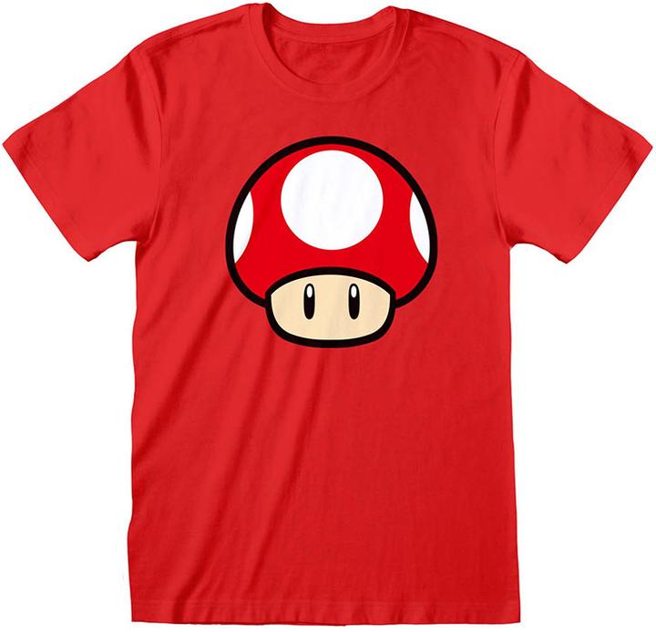 Immagine prodotto Heroes Inc Nintendo - Maglietta unisexe Rouge Super Mario Champignon Power Up - S (S)