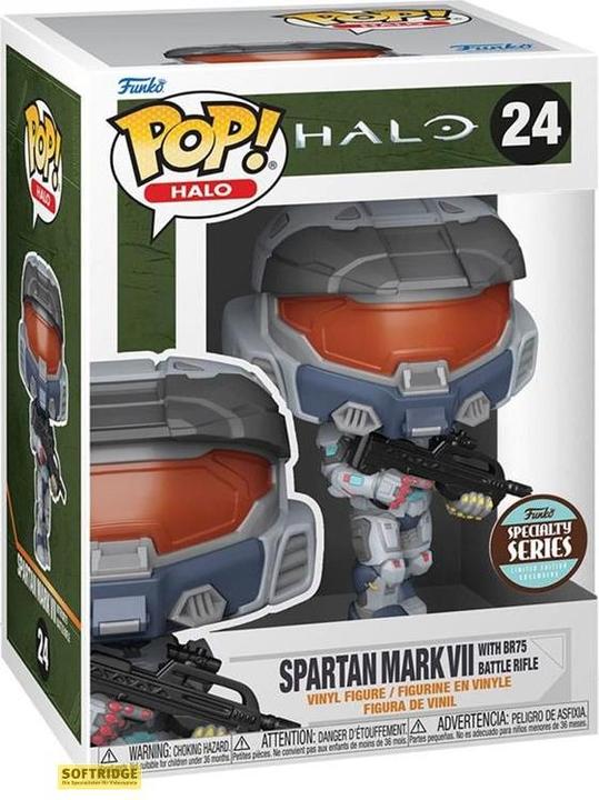 Image du produit Funko Pop! Halo Infinite : Mark VII w/ Weapon (24) Excl.