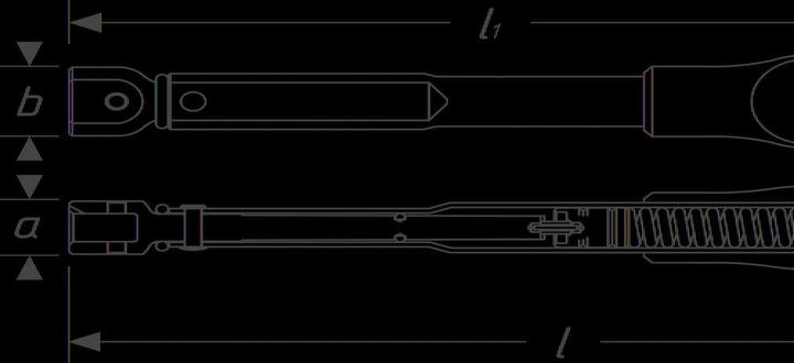 Image du produit HAZET Clé à torque pour vis (1/4", 2 Nm, 25 Nm)